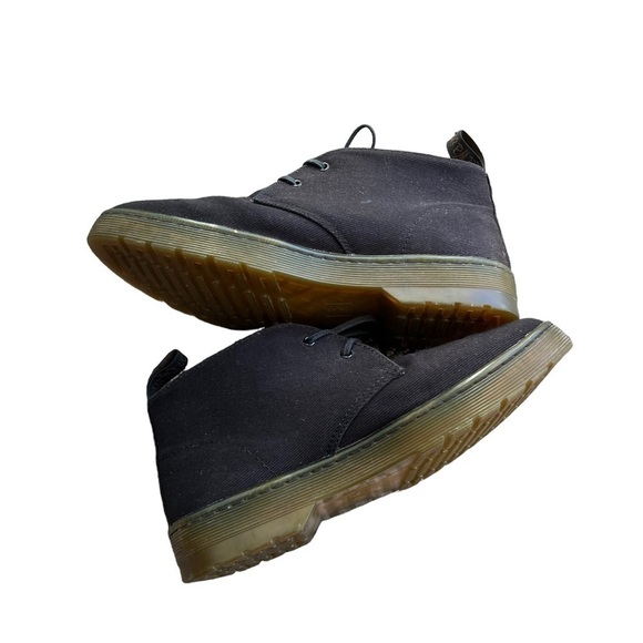 Dr. Martens - Black Daytona Round Toe Lace Up Ankle Desert Boots Sz 8 - Picture 9 of 11